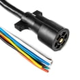 thumbnail image 2 of Biltek 7.5ft. 7-Way Electrical Plug Trailer RV Towing Camper Color Coded Wiring Harness for RV Trailers, Campers, Caravans, Food Trucks and Other Towed Vehicles, 2 of 3