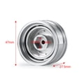 thumbnail image 4 of stanreset Easy To Replace And Install Wheel Hub For 1/14 RC Car Rear Wheel Truck Rim Long Service Life Style Silver, 4 of 6