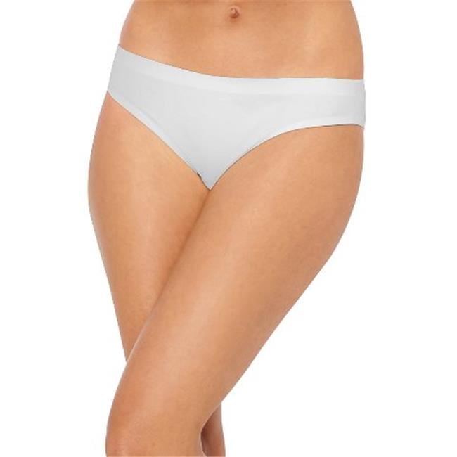 Hanes 42ST White Ultimate Smooth Tec Womens Bikini Panties, Size 7