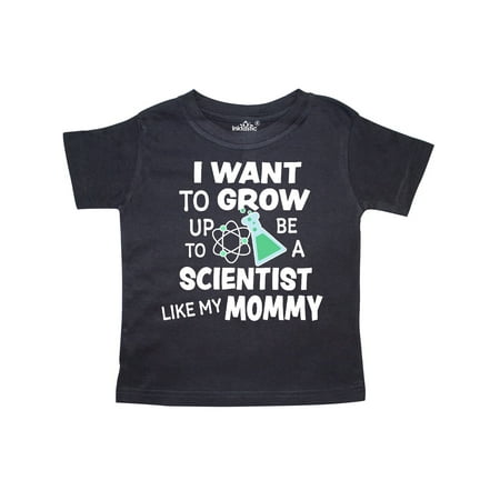 

Inktastic I Want To Grow up To Be a Scientist Like My Mommy Gift Toddler Boy or Toddler Girl T-Shirt