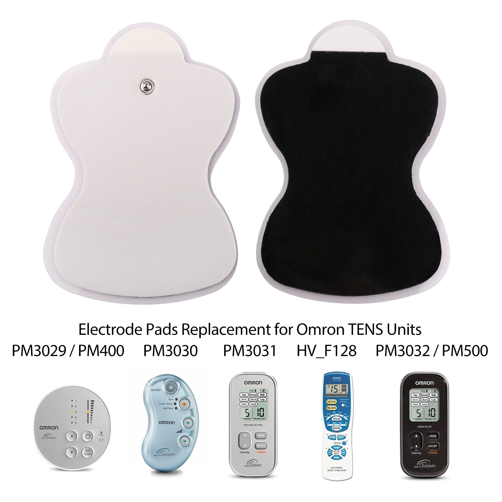 Electrodes for Omron TENS Unit Muscle Stimulator Replacement Pads —  TechCare Massager