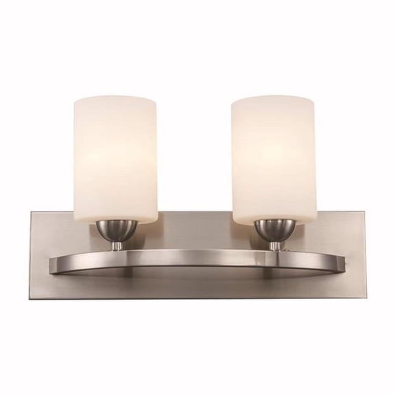 Trans Globe Lighting 22282 Moonlight 2 Light 17" Wide Bathroom Vanity Light - Nickel
