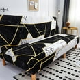 thumbnail image 4 of Armless Cover Spandex Stretch Futon Slipcover Protector Elastic Folding D, 4 of 9