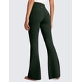 thumbnail image 2 of CRZ YOGA Butterluxe Crossover Flare Leggings for Women 31 Inches High Waist Yoga Pants, 2 of 5