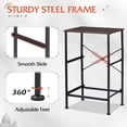 thumbnail image 5 of GALAXHERO Nightstand, Bedside End Table with 2 Fabric Drawers for Bedroom, Closet, Dorm, Dark Grey, 5 of 5