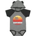 thumbnail image 3 of Inktastic San Diego California Vacation Retro Sunset Boys or Girls Baby Bodysuit, 3 of 5
