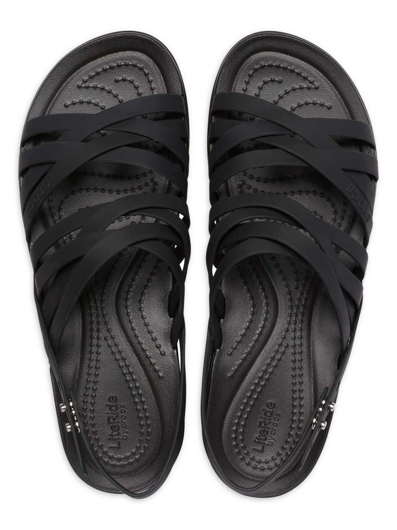 crocs Brooklyn Strappy クロックス ストラッピー 24cm Crocs Women's Brooklyn Strappy Low Wedge Sandals - Walmart.com