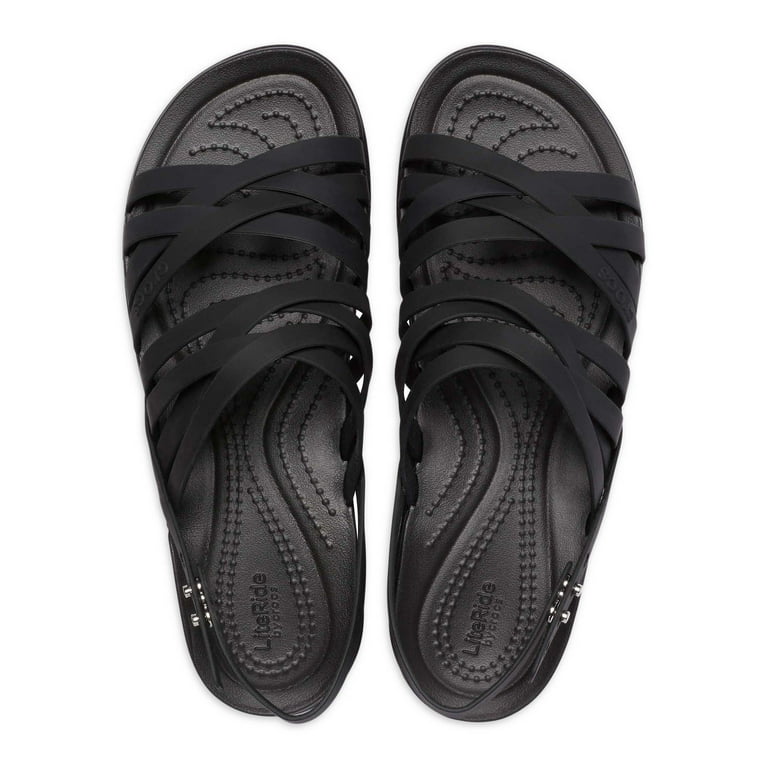 Crocs Women s Brooklyn Strappy Low Wedge Sandals Walmart
