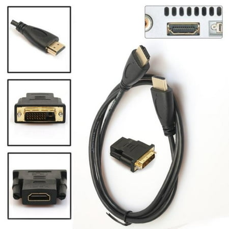 Hdmi Male Monitor Cable - DZT1968 0.5M HDMI to DVI-D Monitor Display Adapter Cable Male Gold HD HDTV