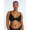 thumbnail image 2 of Joyspun Women's Soft Stretch Lace Underwire Bralette, Sizes 34A-40D, 2 of 5