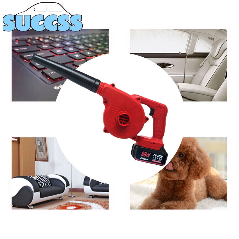 Cordless Leaf Blower with 20V 12800mAh Battery – Lightweight, Powerful Brushless Motor, Adjustable Wind Speed, and Multi-Use for Yard and Home Cleaning