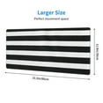thumbnail image 4 of Disketp Gaming Mouse Pad Black And White Stripes Pattern Large Mouse Mat Long Extended Desk Pad Non-Slip Rubber Mice Pads Stitched Edges Thin Pad (11.8x31.5 Inch), 4 of 9