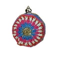 thumbnail image 2 of Northlight Knitted Christmas Disc Ornament - 4" (100mm) - Multicolor, 2 of 3
