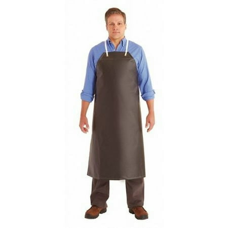 Ansell 35'' X 45'' Black CPP™ 18 oz Hycar Heavy Weight Chemical Protection Apron