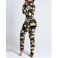 thumbnail image 1 of Pijama Sexy de Navidad para mujer, mono de Año Nuevo con botones en la parte delantera, trasera, trasero abierto, mono con solapa, ropa de descanso con estampado de Navidad, 1 of 4