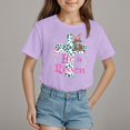 thumbnail image 2 of Easter Shirts for Boys Girls Toddler Kids Bunny Eggs Tractor Dinosaurs Graphic Tees Outfit Clothes T-Shirt Tops 2T-7T baby easter, 2 of 4