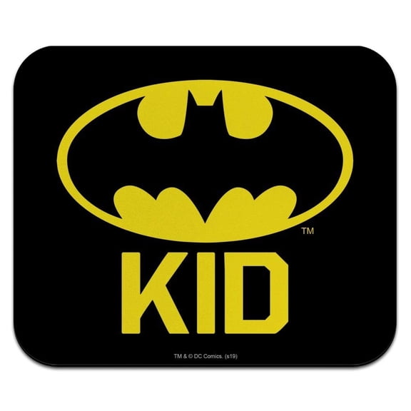 Batman Bat Kid Shield Logo Low Profile Thin Mouse Pad Mousepad