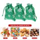 thumbnail image 5 of 10pcs Bolsas de regalo con cordón de cordón creativo bolsas de regalo de Navidad Candy Bolsas de almacenamiento de dulces, 5 of 6
