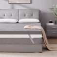 thumbnail image 4 of Gel Memory Foam Mattress Topper, Breathable High-Density Pad, Removable Cover, Full-Size Bed, Reclining Sofa, 2in/3in Thicknesses, 4 of 7