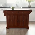 thumbnail image 3 of Crosley Alexandria White Granite Top Kitchen Island in Mahogany, 3 of 10