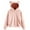 Pink, variant on Scyoekwg Fall Winter Womens Plush Hoodies Casual Solid Color Long Sleeve Plus Size Tops Hooded Warm Fleece Sweatshirt Pullover Tops (Pink,XXXL)