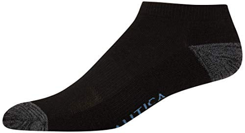 Nautica Women's Quarter Cut Moisture Control Athletic Socks with Cushioned Comfort 12 Pack 