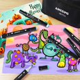 thumbnail image 3 of Juego de rotuladores de alcohol ANCEPO, 80 colores, doble punta, para adultos y niños, 3 of 6
