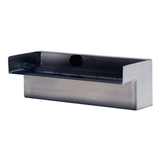 HALF OFF PONDS Steel Elegance 12" Color Changing Lighted Stainless Steel Spillway - STE12CC-HOP