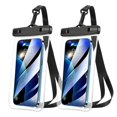 thumbnail image 4 of Floating Waterproof Phone Pouch/Bag  [2 Pack] Large Waterproof Cell Phone Case Black, 4 of 7