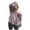 Purple, variant on LYXSSBYX Winter Coats for Women Womens Fluffy' Sweater Warm Outwear Long Sleeve Hooded Sweatshirt Oversize Coat