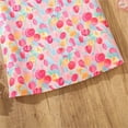 thumbnail image 6 of JUoaLXG Toddler Girls Casual Dresses Summer Baby Sweet Wind Colorful Flower Print Dress Streetwear,Pink,8-9 Years, 6 of 8