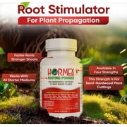 Hormex Rooting Powder #8 - Root Hormone & Stimulator for Semi-Hardwood Plant Cuttings, (2 Pack)