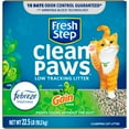 Fresh Step Clean Paws Cat Litter, LowTracking Clumping Litter With