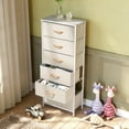 thumbnail image 4 of Pellebant Gray & Black 6 Fabric Drawers Vertical Dresser Storage Tower, 4 of 8