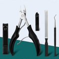 thumbnail image 1 of Manicure Set Stainless Steel Nail Clipper Set Pedicure Set Fingernails Toenails Clippers Sharp Nail Cutter Hair Grooming Kit Travel Case, 1 of 4