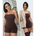 thumbnail image 5 of MANIFIQUE 2 Packs Strapless Shapewear Bodysuit for Women Full Body Shapewear Tummy Control Seamless Snacthed Shaper Under Dresses, 5 of 6