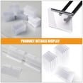 thumbnail image 3 of HOOWIFFY 120Ud Soporte Transparente Para De Precio En Estantes De PVC Reutilizable, 3 of 8