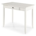 thumbnail image 4 of Camaflexi Shaker Vanity Desk with Drawer Solid Wood Dresser Makeup Table, White, 4 of 6
