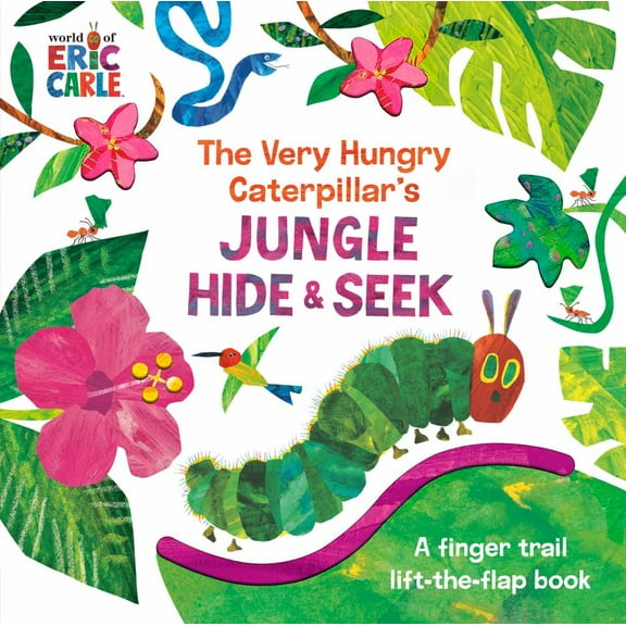 Eric Carle: The Very Hungry Caterpillar's Jungle Hide and Seek: A Finger Trail Lift-The-Flap Book (Hardcover)