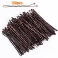 thumbnail image 4 of TUWAFE 100Pcs Bobby Pins Brown,Hair Pins Kit for Women Girls Kids,Wavy Brown Bobby Pins Hair Clips with Storage Box,Suitable for All Hair Types(2Inch), 4 of 6