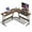Brown, variant on YRLLENSDAN L Shaped Computer Desk, Corner Desk Gaming Table Computer Desk L Shaped Desks Gaming Desks with Large Desktop for Home Office, Black