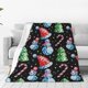 thumbnail image 1 of Balery Disco Mirror Ball Snowman Manta de Felpa Suave y Acogedora – Cobija de Franela Aterciopelada para Cama, Lavable y Cálida para Sofá, Mascotas, Transpirable-60"x50", 1 of 7