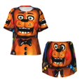 thumbnail image 4 of Lsque Five Nights At Freddy'S Women's Short-Sleeved Pajama Set - 2 Piece Soft and Lightweight Sleepwear Set-, 4 of 9