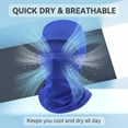 thumbnail image 3 of Cycling Motorcycle Bike Neck Warmer for Men Women, Balaclava Face Mask, Shiesty Mask Sun Protector Lightweight Scarf for Snowboard Motorcycle, 3 of 7