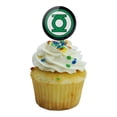 thumbnail image 5 of Green Lantern Logo Cupcake Picks Toppers Decoration Set of 6, 5 of 7