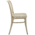 thumbnail image 4 of Pemberly Row 18.5" Rattan and Elm Wood Dining Side Chair in Gray (Set of 2), 4 of 8