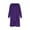 Purple, variant on NOKIO Toddler Girls Winter Hooded Home Dress Zippered Nightdress Comfortable Nightgown Long Home Dress Hooded 𝐁athrobe Girls Kids Bathrobes Plush Soft Fleece Pajamas Sleepwear