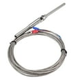 thumbnail image 2 of Thermocouple, M8 Thread PT100 For  Resistor Thermocouple, 50mm Probe Temperature Sensor Wire, Industrial Temperature Sensors, 2 of 8