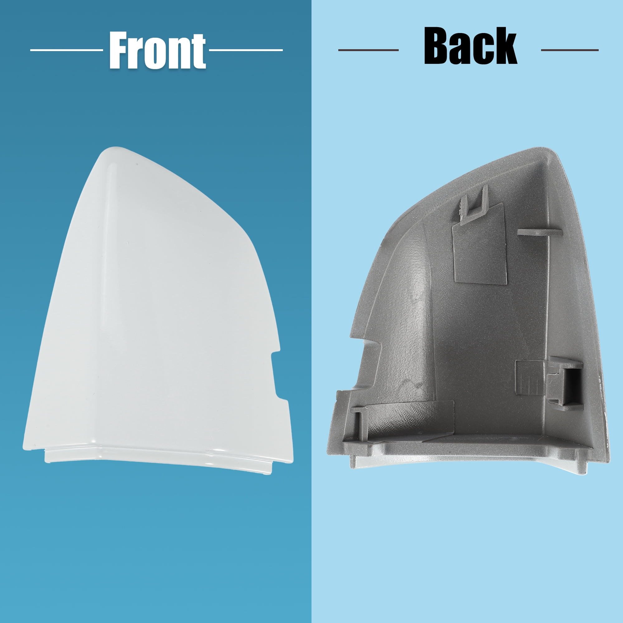 Unique Bargains 17A837879 Exterior Door Handle Cover Cap for VW MK7 2019-2022 White