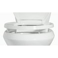 thumbnail image 4 of CENTOCO GRHL440STS-001 Toilet Seat, With Cover, Plastic, Round, White, 4 of 5